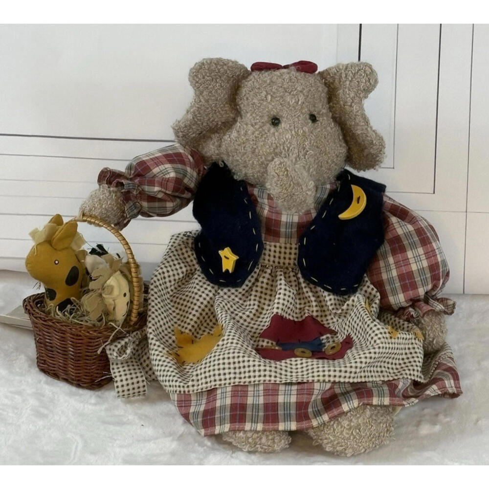 Vintage House of Lloyd Elphie & Friends Stuffed Collectable Clean/Smoke Free